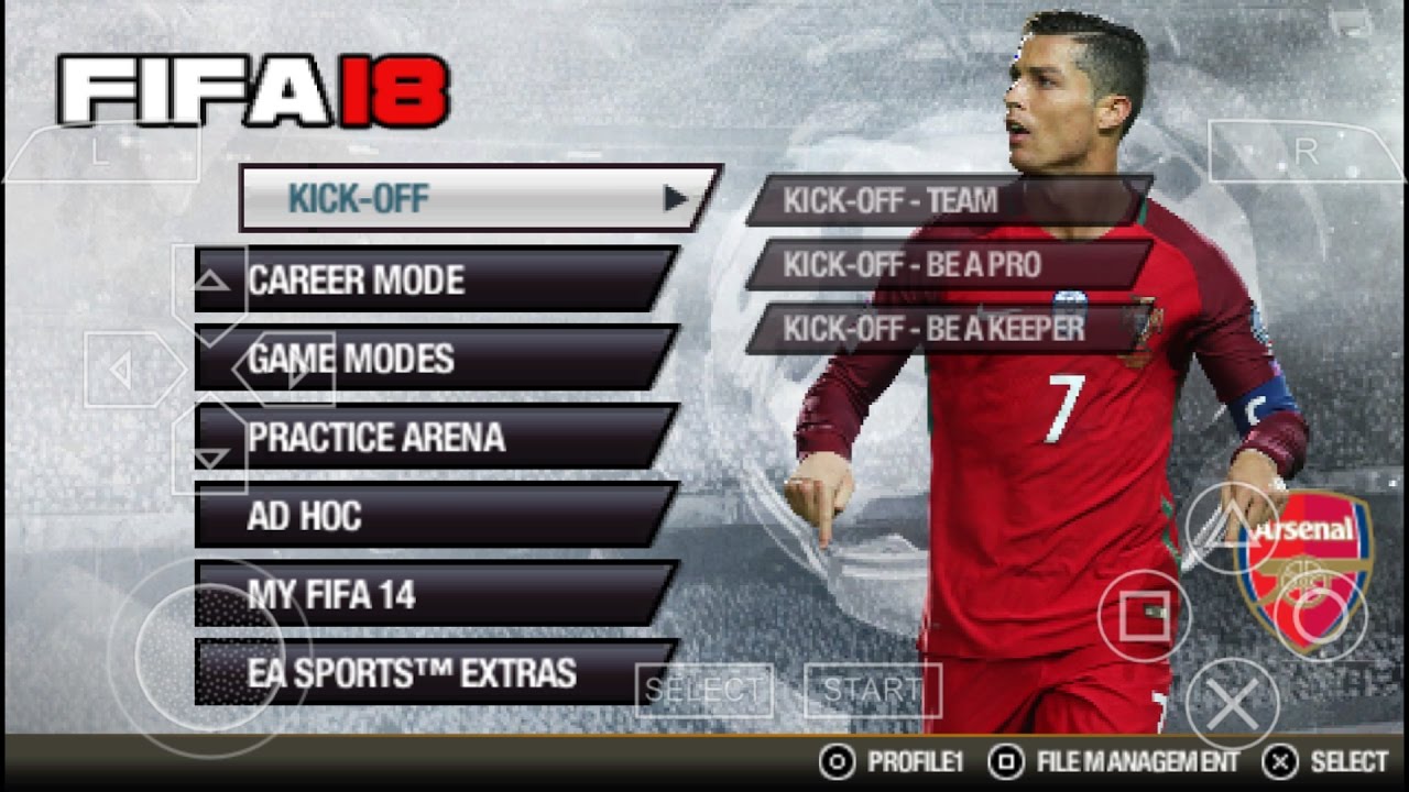 Fifa 2018 iso apk for ppsspp android device 2k18 apk windows 7